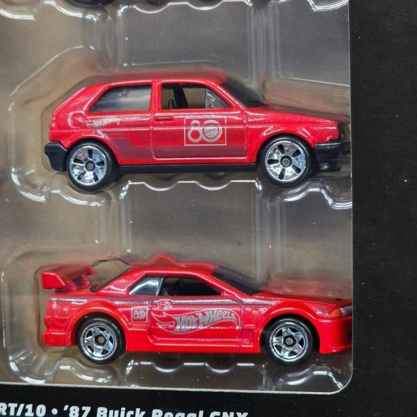 Тематичний набір машинок Хот Вілс Hot Wheels Silver Series Mattel 80 років драйву Mattel 8 шт. 43630 фото