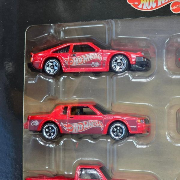 Тематичний набір машинок Хот Вілс Hot Wheels Silver Series Mattel 80 років драйву Mattel 8 шт. 43630 фото