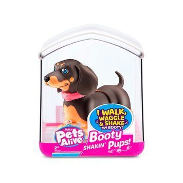 Интерактивный щенок Pets Alive - Игривая такса, ходит и виляет хвостом 27611 фото