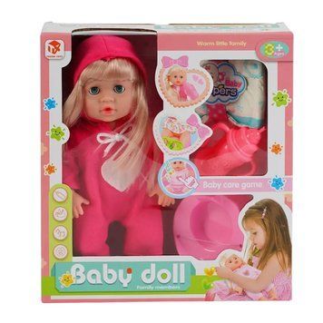 Интерактивный пупс с аксессуарами Baby doll 32 см 37057 фото