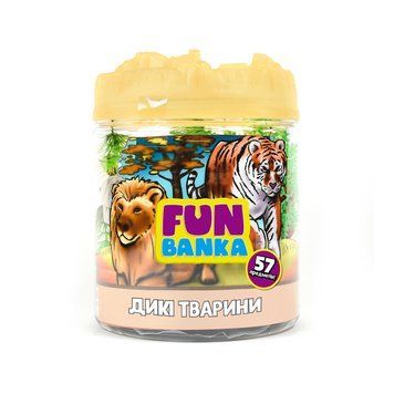 Игровой набор Fun Banka &ndash; Дикие животные, 57 предметов 27883 фото