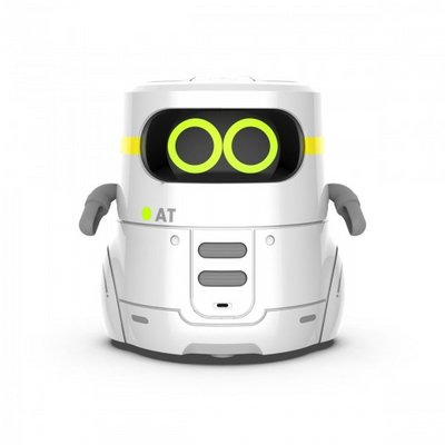 Розумний робот із сенсорним управлінням та навчальними картками AT-ROBOT 2 українська озвучка Білий 24307 фото