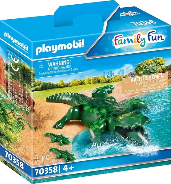 Конструктор Playmobil Family Fun Аллигатор с детенышами 3 шт. 34843 фото