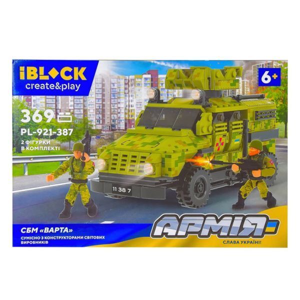 Конструктор військовий СБМ Варта IBLOCK Армія 369 деталей (PL-921-387) 35491 фото