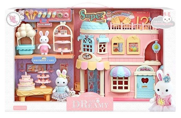 Домик для кукол 2 этажа с флоксовыми фигурками Bay Dreamy 37109 фото