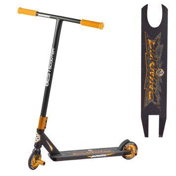 Самокат трюковый Best Scooter 95819 HIC-система Черный с оранжевым 22874 фото