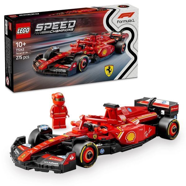 Конструктор Лего машини Ferrari SF-24 F1 Race Car Lego Speed Champions 275 деталей (77242) 44085 фото