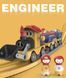 Игрушечная железная дорога Electric Train со звуком и подсветкой 127 элементов Желтый 37860 фото 4