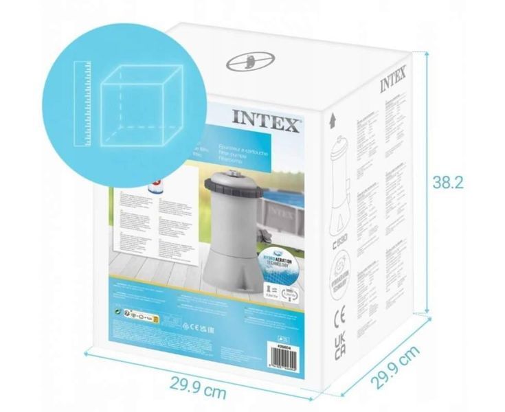 Насос фільтр для басейну Intex картриджний C530 Інтекс 2006 л/год 33977 фото