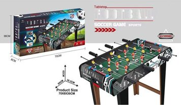 Деревянный Игровой стол Напольный Футбол на штангах Soccer game 32457 фото