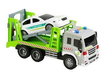 Игрушка Спецтехника Эвакуатор на батарейках Wrecker Зеленый 32390 фото