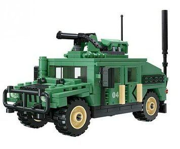 Конструктор военный джип "M1151 Hummer" 357 деталей 25521 фото