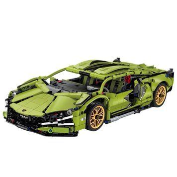 Конструктор машинка на радіокеруванні Ламборджині Lamborghini 1280 деталей Салатовий 42205 фото