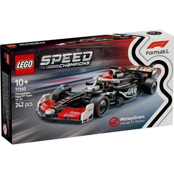 Конструктор Лего машини MoneyGram Haas F1 Team VF-24 Lego Speed Champions 242 деталі (77250) 43533 фото