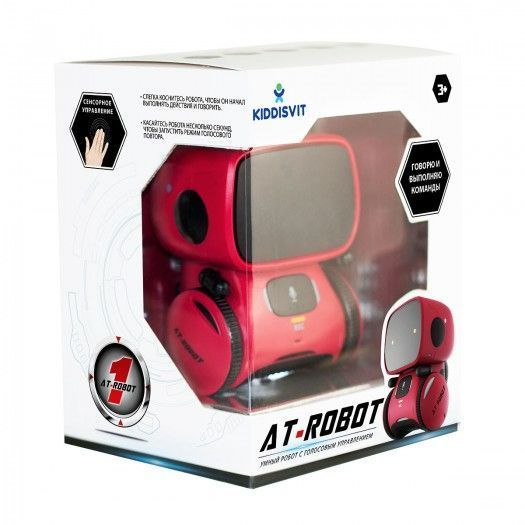 Интерактивный робот с голосовым управлением AT Robot Красный 24309 фото