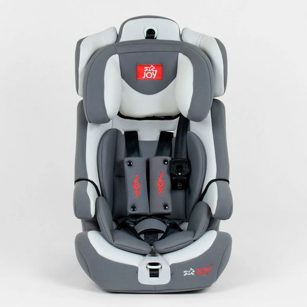 Дитяче Автокрісло універсальне JOY ISOFIX від 9 до 36 кілограмів Світло-серий 21918 фото