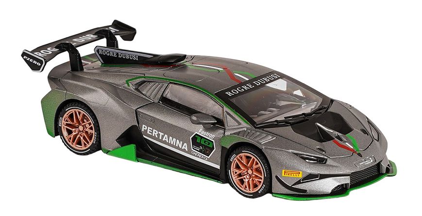 Машинка металлическая детская Lamborghini Huracan Auto Expert Серый 27054 фото