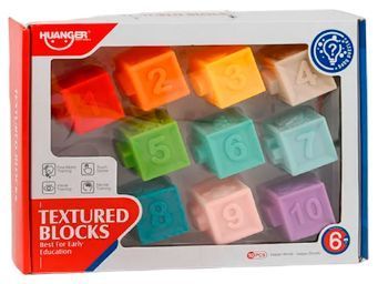 Сенсорні кубики для дітей Textured Blocks Вид 1 25186 фото