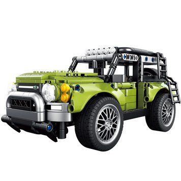 Конструктор машина Позашляховик Land Rover Defender Інерційний механізм 415 деталей 42257 фото