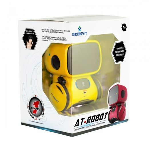Интерактивный робот с голосовым управлением AT Robot Желтый 24311 фото