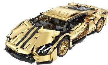 Конструктор машинка Super Car Lamborghini 834&nbsp;Block Racing TuoMu 1309 деталі Золотий 36202 фото