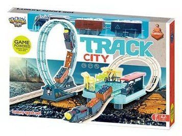 Детская железная дорога с мертвой петлей Track City 50 элементов 31031 фото