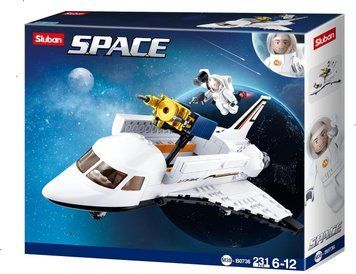 Конструктор космічний корабель із фігурками Space Sluban 231 деталь 44433 фото