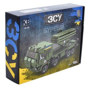 Конструктор військовий ЗСУ Ракетна установка 700 деталей 30494 фото