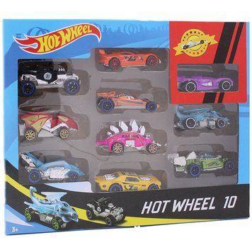 Набір машинок Хот вілс 10 в 1 Hot Wheels 21619 фото