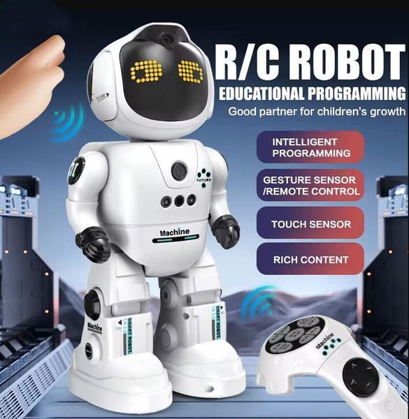 Робот на радіокеруванні з ефектами та керуванням жестами Intelligent Programming Robot 35748 фото