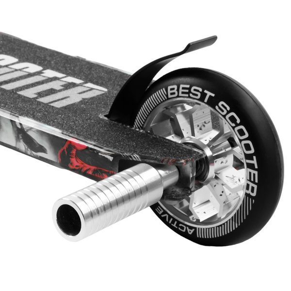Трюковый самокат с принтом Best Scooter Серый 26017 фото