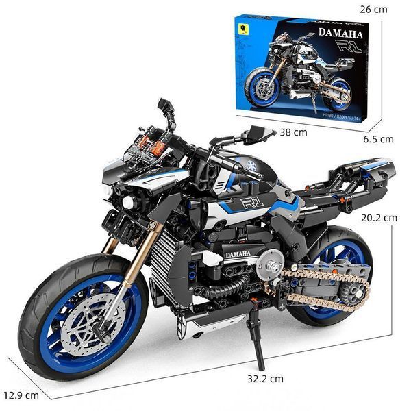 Конструктор Мотоцикл Спортбайк Yamaha 820 деталей 44490 фото