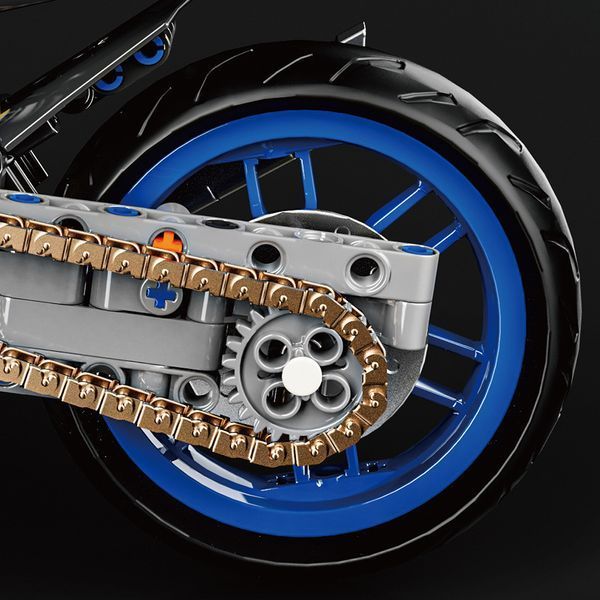 Конструктор Мотоцикл Спортбайк Yamaha 820 деталей 44490 фото