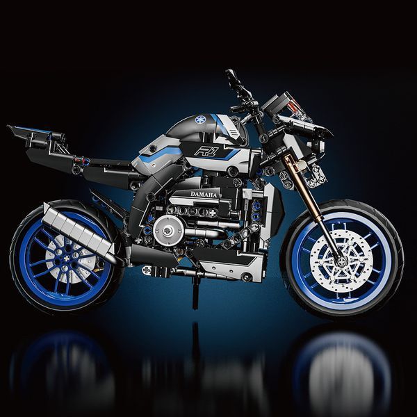 Конструктор Мотоцикл Спортбайк Yamaha 820 деталей 44490 фото