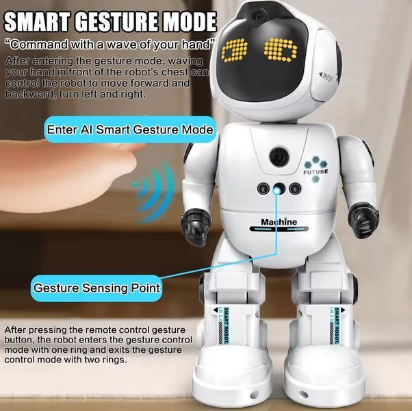 Робот на радіокеруванні з ефектами та керуванням жестами Intelligent Programming Robot 35748 фото
