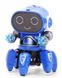 Интерактивный танцующий Робот с подсветкой и проектором Robot Bot Синий 35098 фото 8