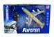 Самолет на радиоуправлении с подсветкой Plane model Золотой 44239 фото 1