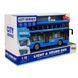 Детская инерционная игрушка Автобус с подсветкой и звуковыми эффектами City Service Синий 44140 фото 6