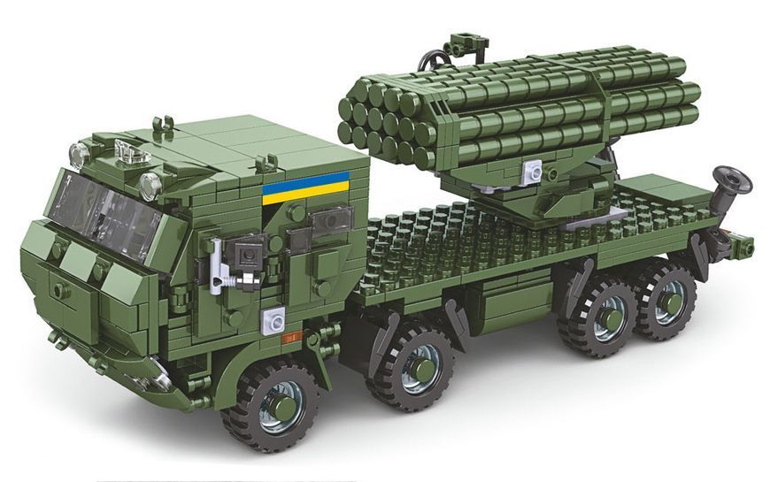 Конструктор военный ЗСУ Ракетная установка 700 деталей 30494 фото