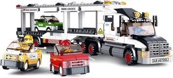 Конструктор машина Автовоз із машинками та фігурками Town Sluban 638 деталей 44429 фото