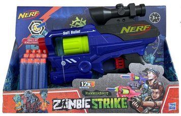 Бластер Nerf Zombie Strike Синий 26456 фото