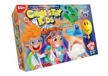 Набір для проведення дослідів "CHEMISTRY KIDS" Danko Toys Жовтогарячий 23883 фото