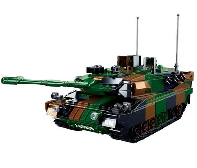 Конструктор військовий Основний бойовий танк Леопард 2А5 Sluban Model Bricks 766 деталей 29290 фото