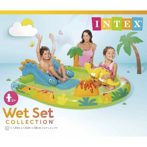 Intex Надувний басейн Інтекс 57166 "Дінопарк", 191 х 152 х 58 см, об'єм 143 л 22848 фото