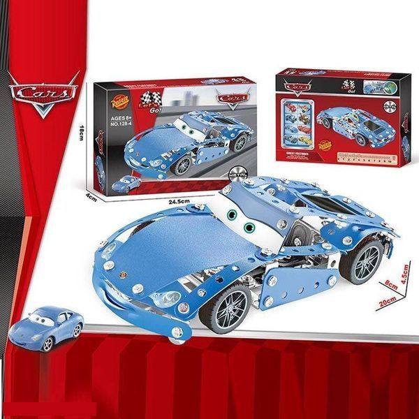 Металевий конструктор для дітей з інструментами Машинка Тачки Cars Саллі 40580 фото