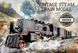 Дитяча залізниця з парою підсвічуванням і звуковими ефектами Vintage Steam Train 92,5 х 137.5 см Вид 2 41530 фото 2