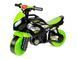 Каталка Толокар Мотоцикл Technok Toys со звуком и светом Зеленый 39128 фото 1