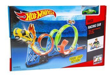 Трек Хот Вілс з машинками Hot Wheels Чотири Кільця 3083 фото