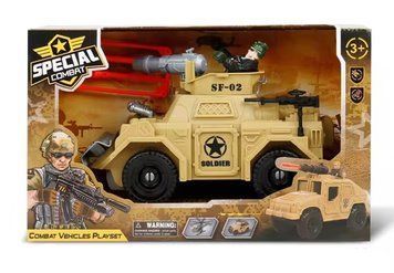 Ігровий набір Військова техніка Special Combat Джип із солдатом 29984 фото