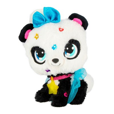 М'яка іграшка Shimmer stars Панда Піксі з аксесуарами 28 см "Говорлива панда" 3-2046 фото